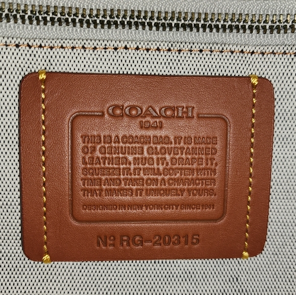 Coach 1941 Red Multi Rogue and Matching 1941 Wristlet - Picture 10 of 10